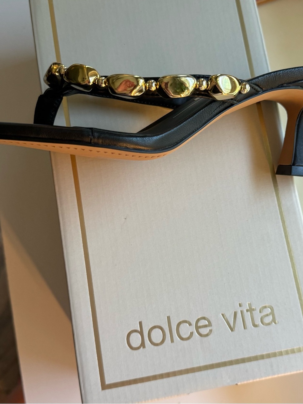 Dolce Vita Daksie Embellished Kitten
Heel Sandals - Picture 11 of 16